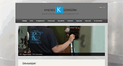 Desktop Screenshot of kincsesszerszam.hu